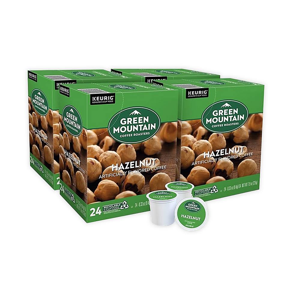 Green Mountain Coffee Hazelnut Flavored K-Cup Pod, 96-Count