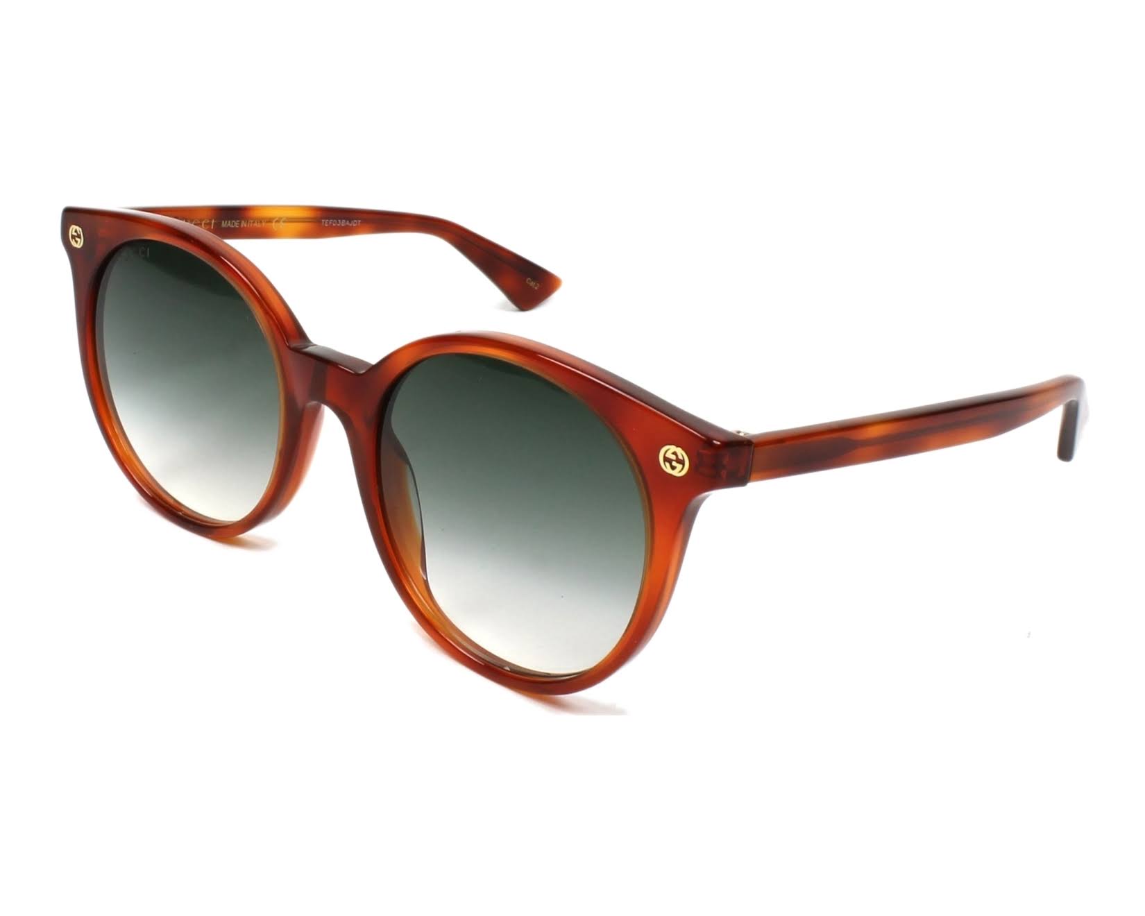 Gucci GG0091S Sunglasses - Havana (002)
