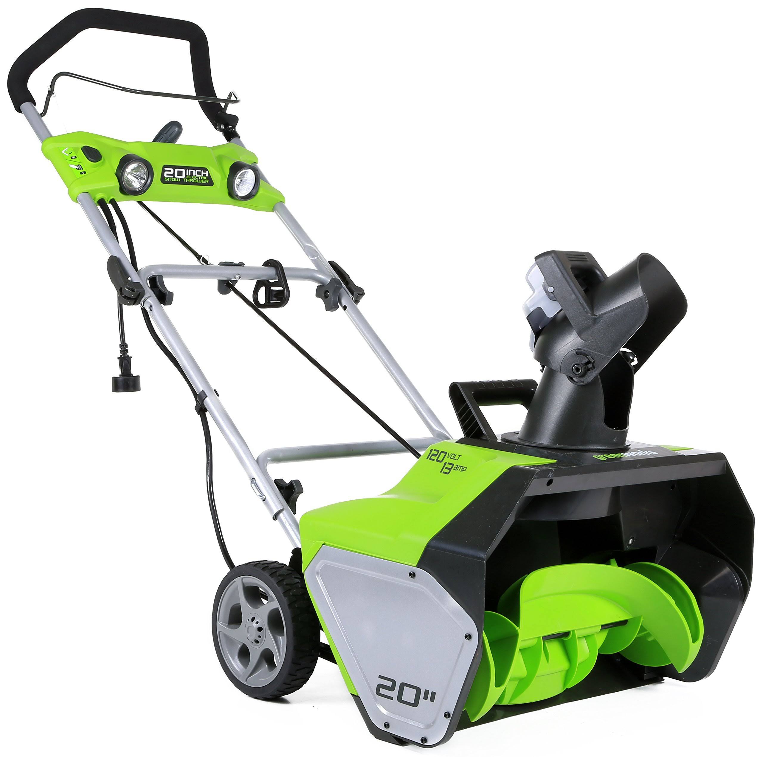 Greenworks 13-Amp 20x22 Corded Electric Snow Thrower 2600202