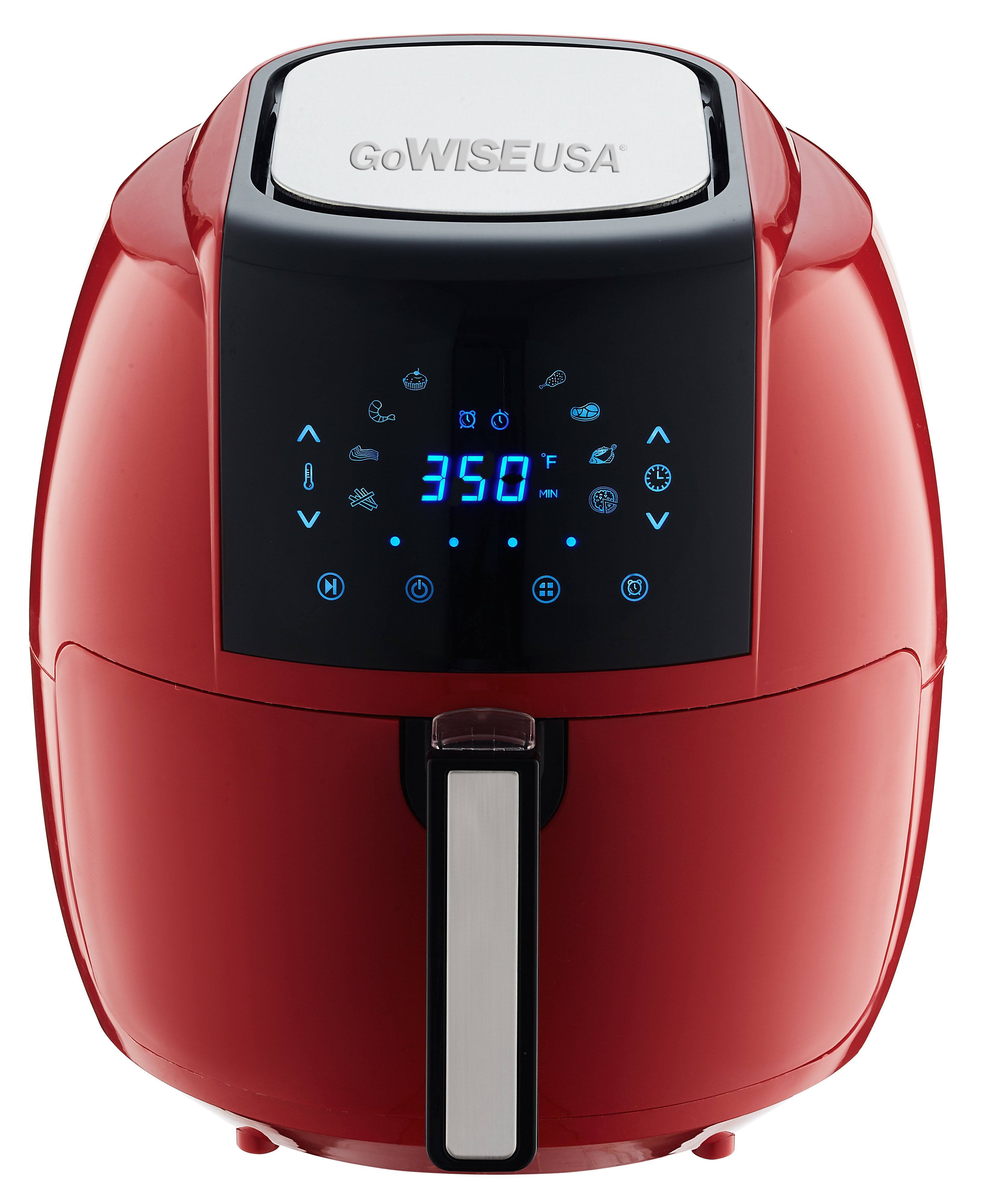 Gowise USA 5.8 Qt. 8-in-1 Chili Red Electric Air Fryer