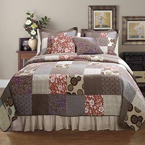Greenland Home Fashions Stella Quilt Set Full/Queen