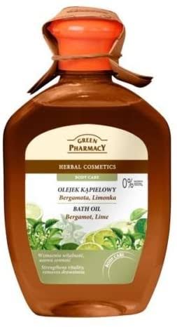 Green Pharmacy Bath Oil 2-in-1 Shower Gel Bath Foam Bergamot Paraben Free 250ml