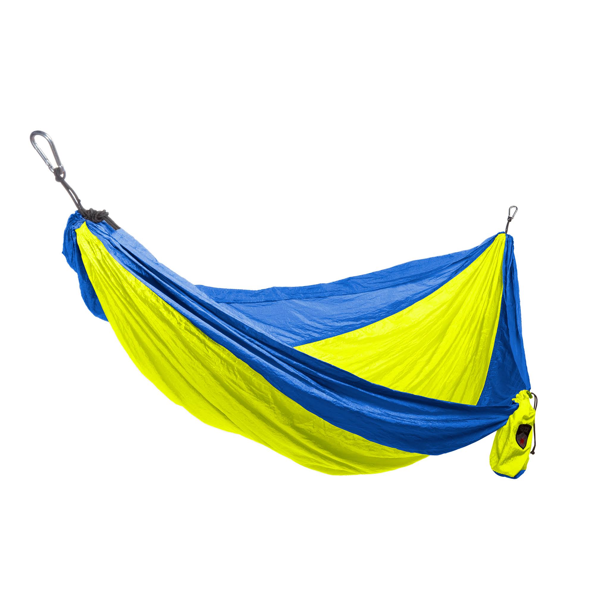 Grand Trunk Double Parachute Nylon Hammock Neon/Blue