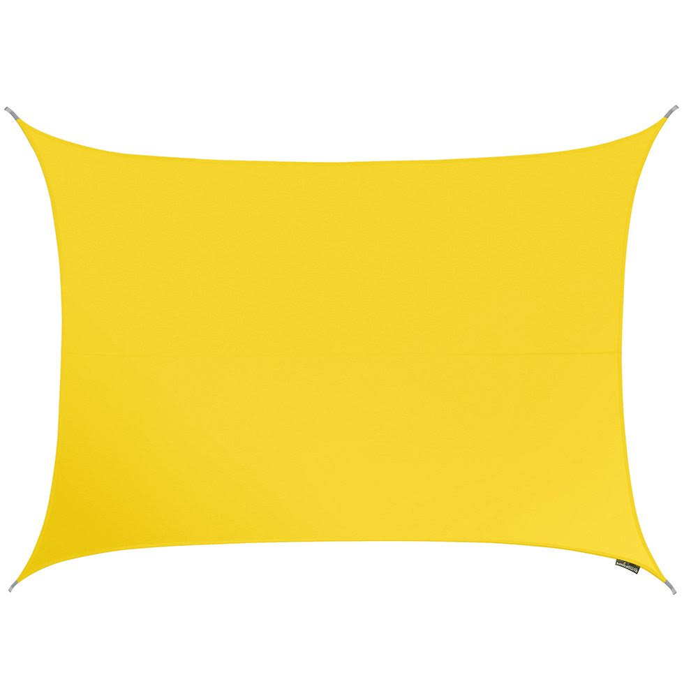 Kookaburra 16ft 5x22 x 13ft 1x22 Yellow Water Resistant Woven Rectangle Sail Shade