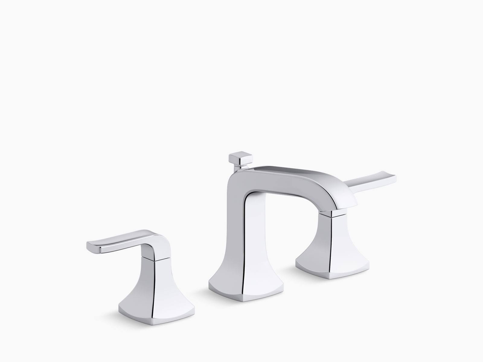 Rubicon 8 in. Widespread 2-Handle Bathroom Faucet in Polished Chrome