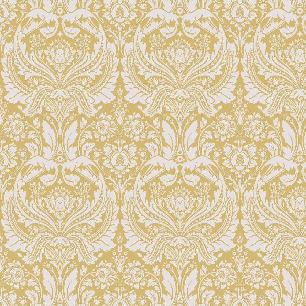 Graham u0026 Brown Desire Saffron Wallpaper