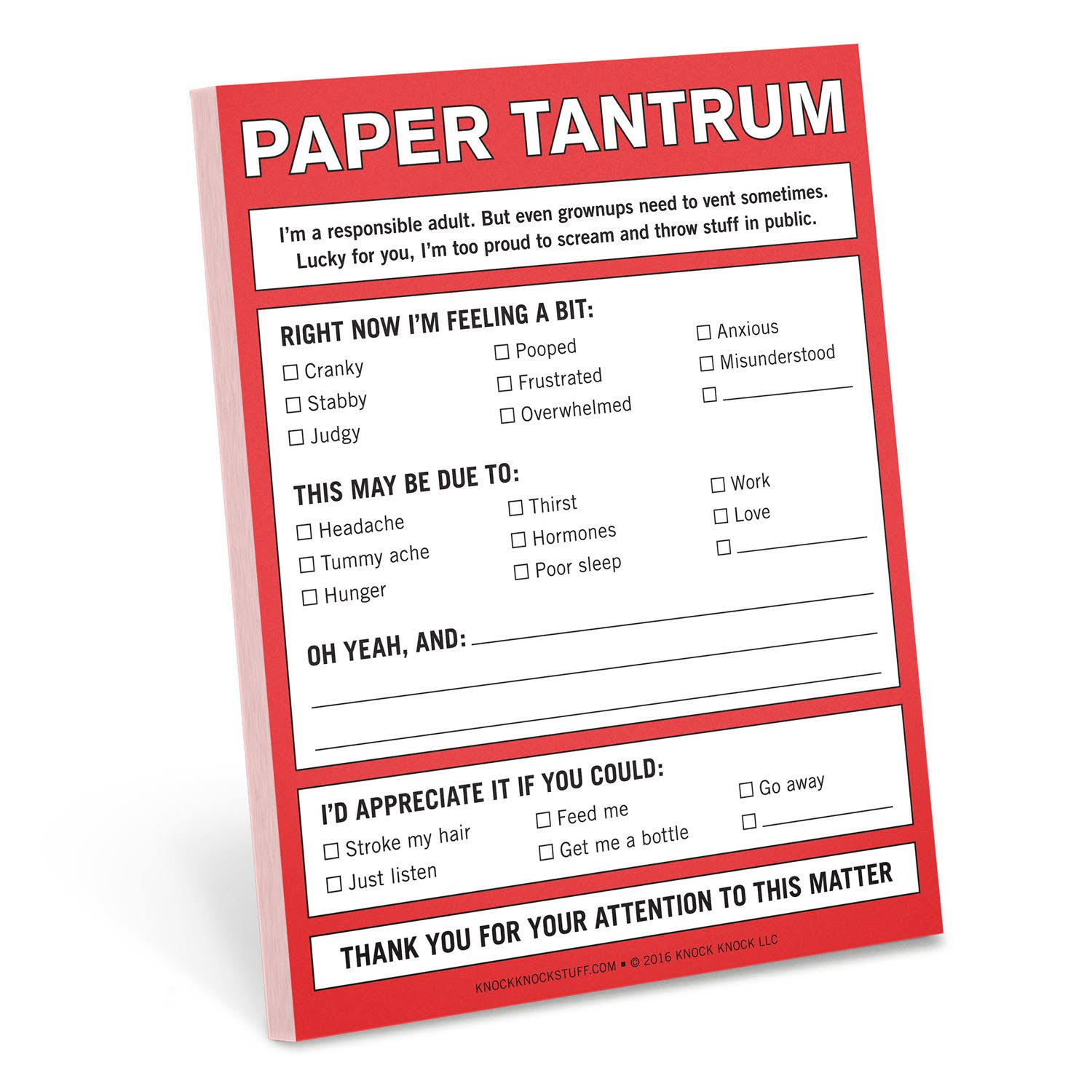 Nifty Note: Paper Tantrum