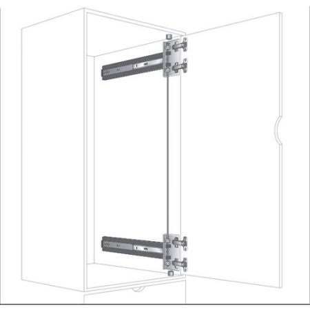 Knape and Vogt KV 8092 4x4 Pocket Door Slide 18x22 8092p Eb 18