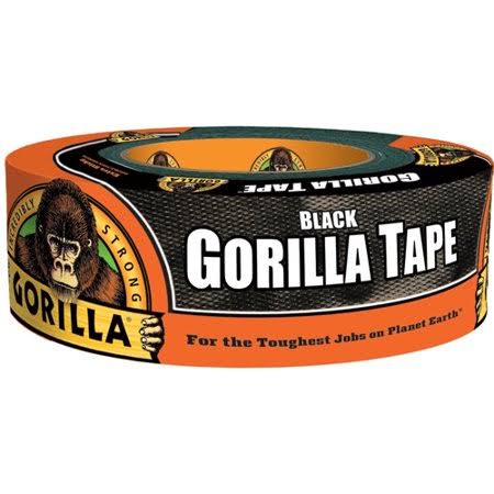 Gorilla Tape - Black 1.88in. x 35yd. Carton of 6, Size: 1.88 x 35yd.