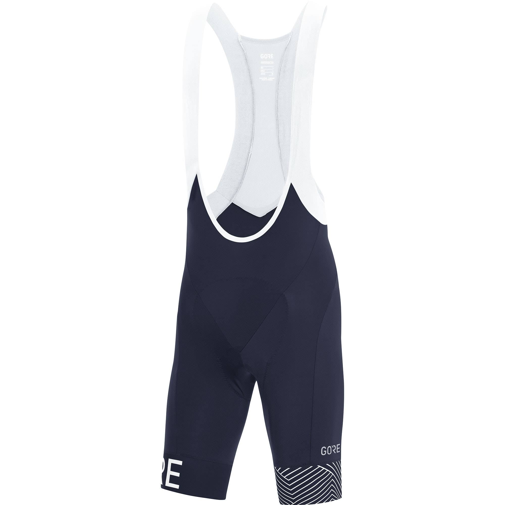 Gore Wear C5 Optiline Bib Shorts+ - XXL - Orbit Blue-White
