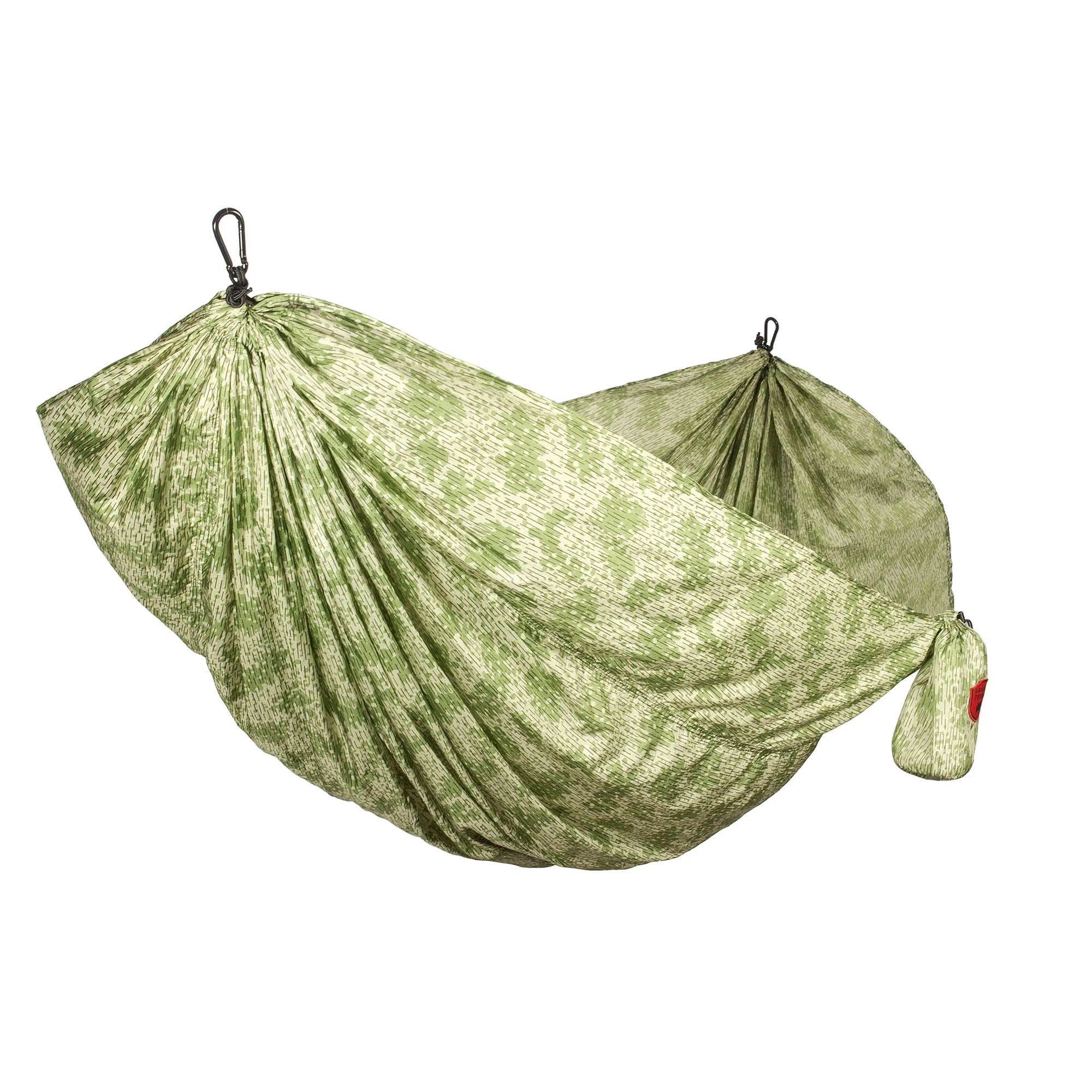 Grand Trunk Double Parachute Nylon Hammock - Camo