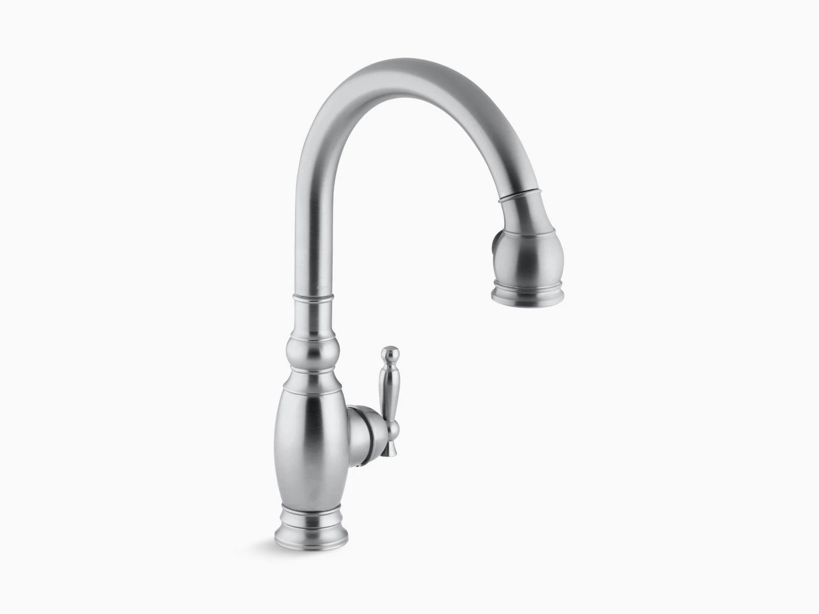 KOHLER K-690-G Vinnata Kitchen Sink Faucet, Brushed Chrome