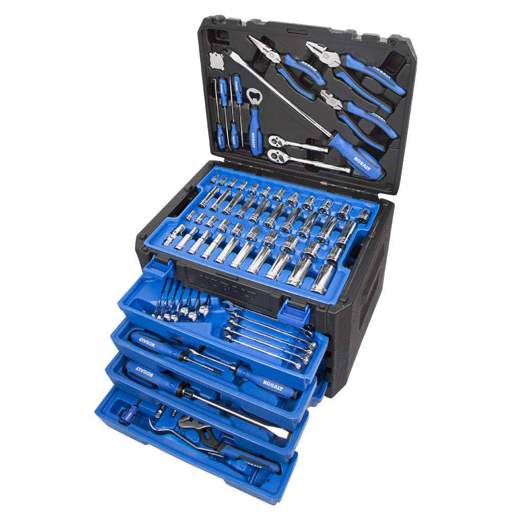 Kobalt 100-Piece Household Tool Set with Hard Case 89998