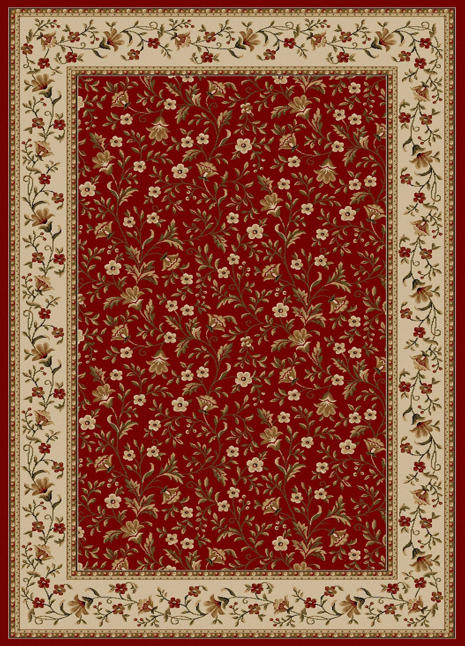 Radici Como 1593 Red Area Rug