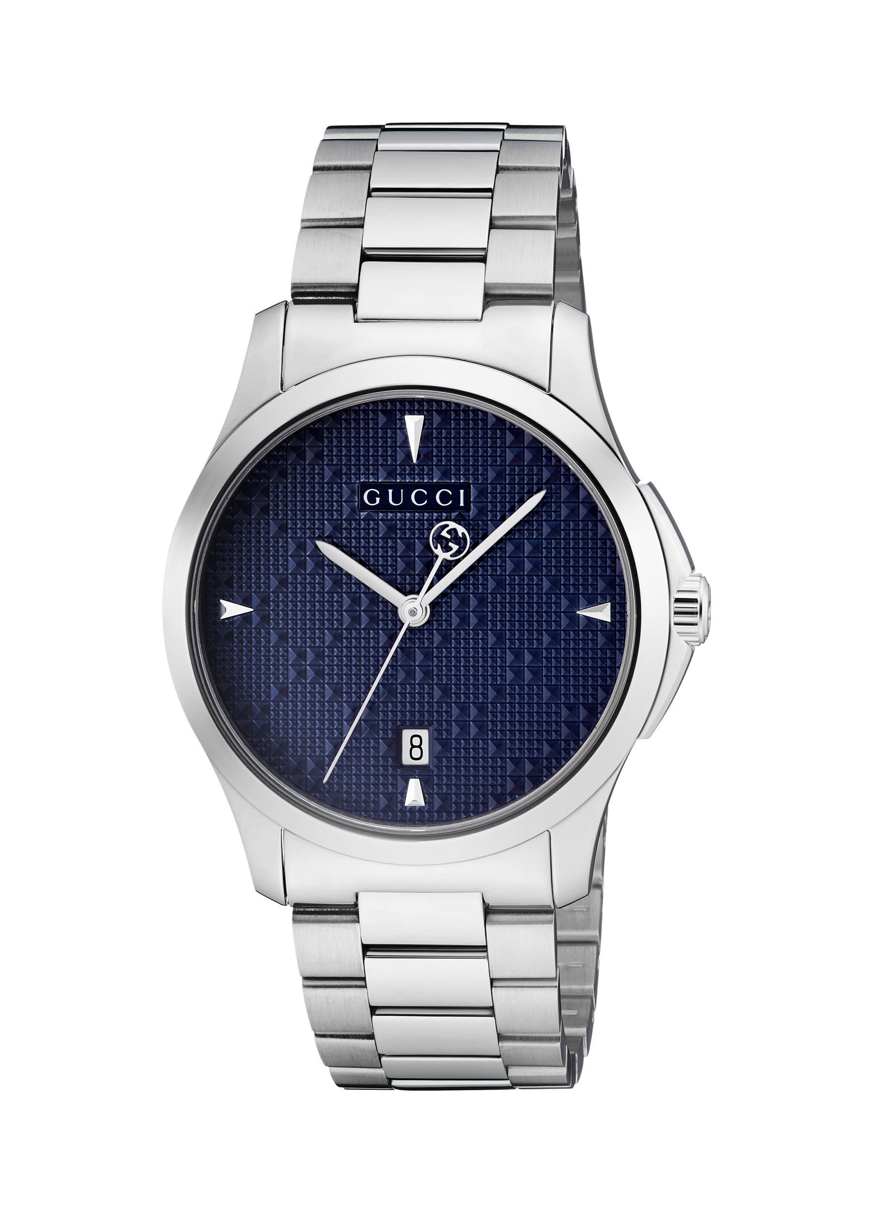 Gucci G-Timeless Diamante Blue Dial Unisex Watch YA1264025