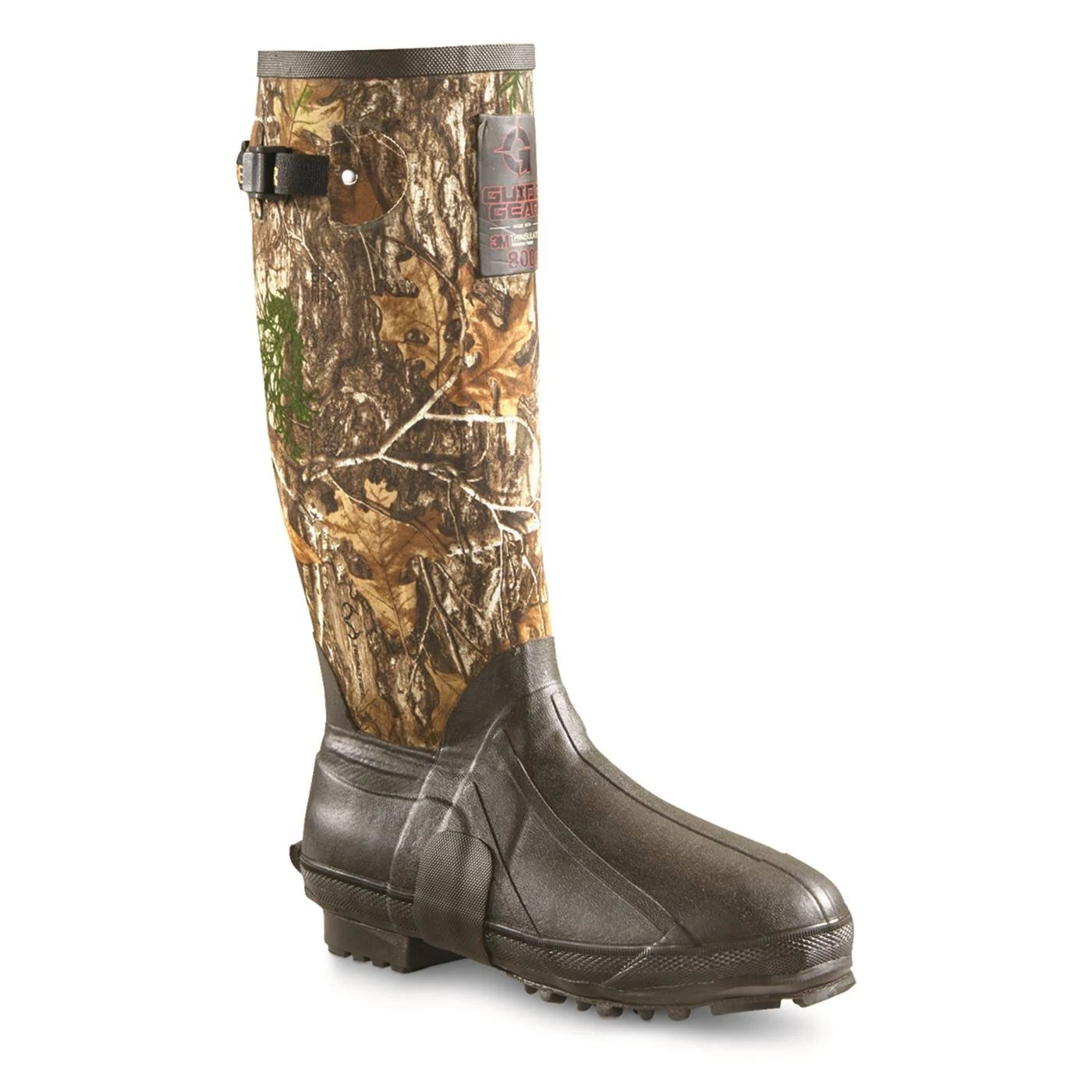 Steel Toe Rubber Boots: Guide Gear Men&s 15 inch Boots 800-gram Thinsulate Ultra, Size: 10d, Realtree Edge, Size 10d