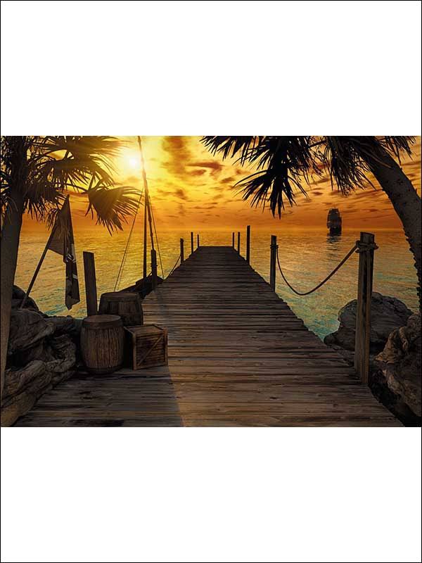 Komar Treasure Island Wall Mural