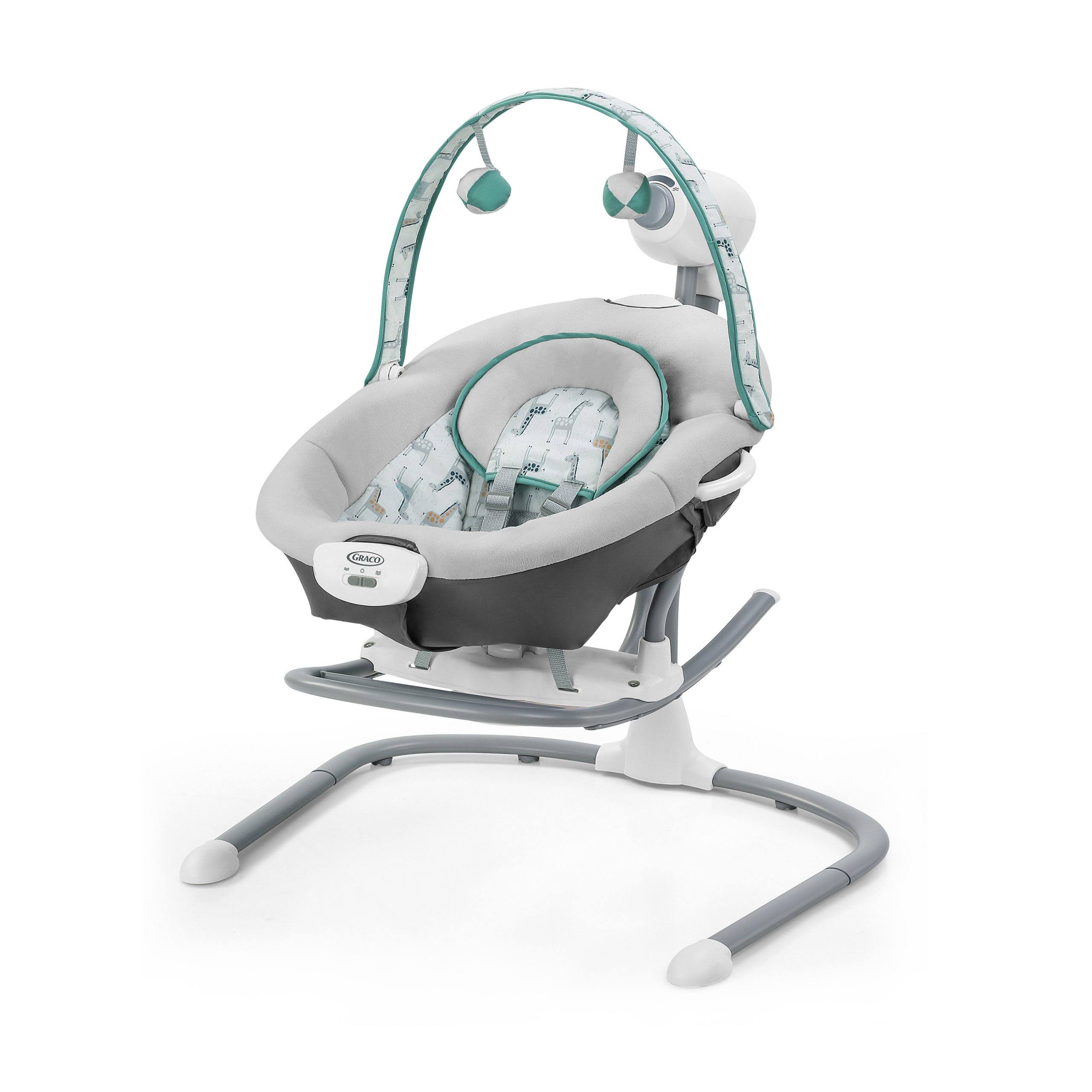 Graco Soothe &n Sway Baby Swing with Portable ROCKER, Binder