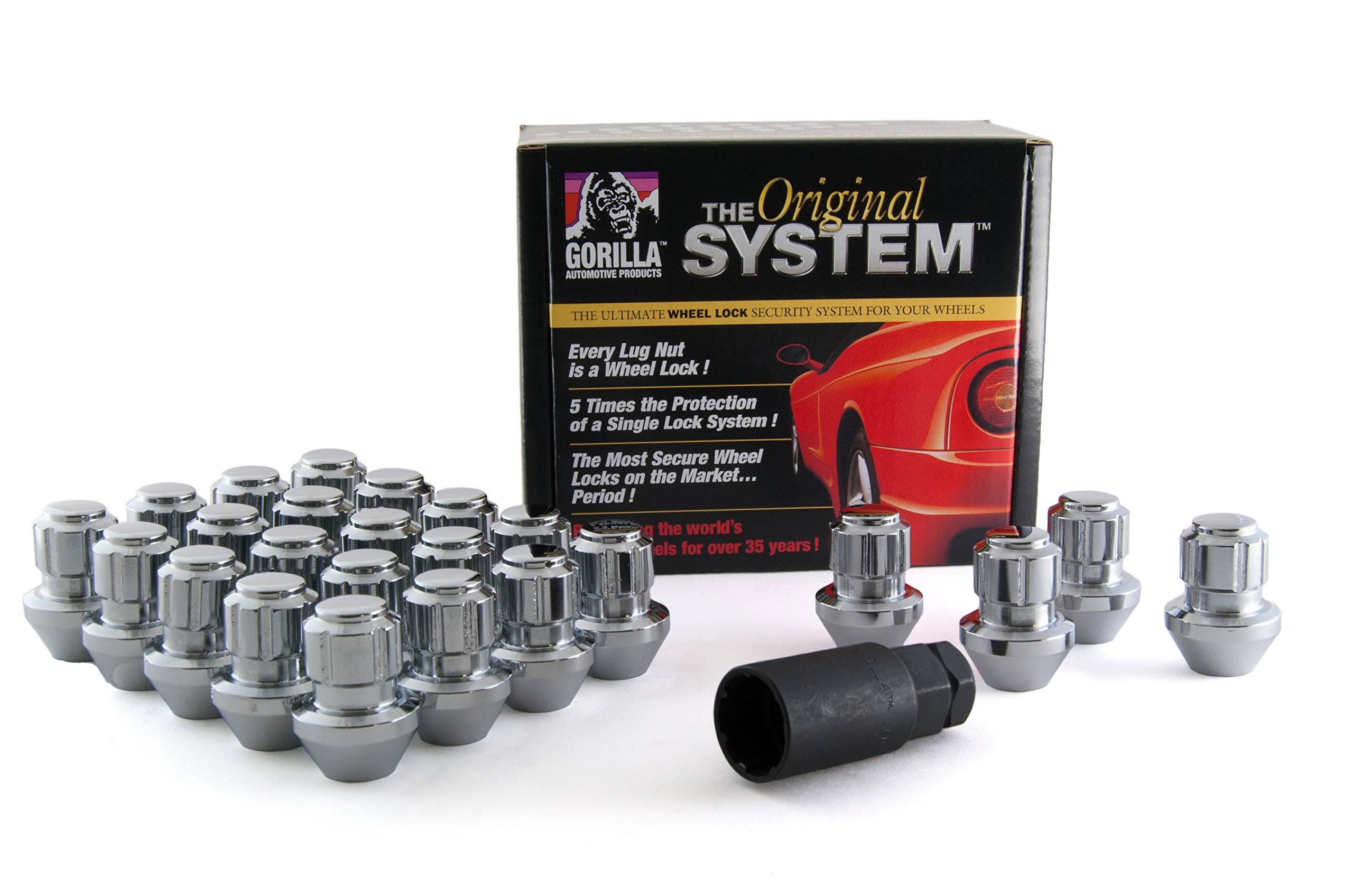 Gorilla 96644DX Lug Nut and Lock System 14mm x 1.50 Chrome