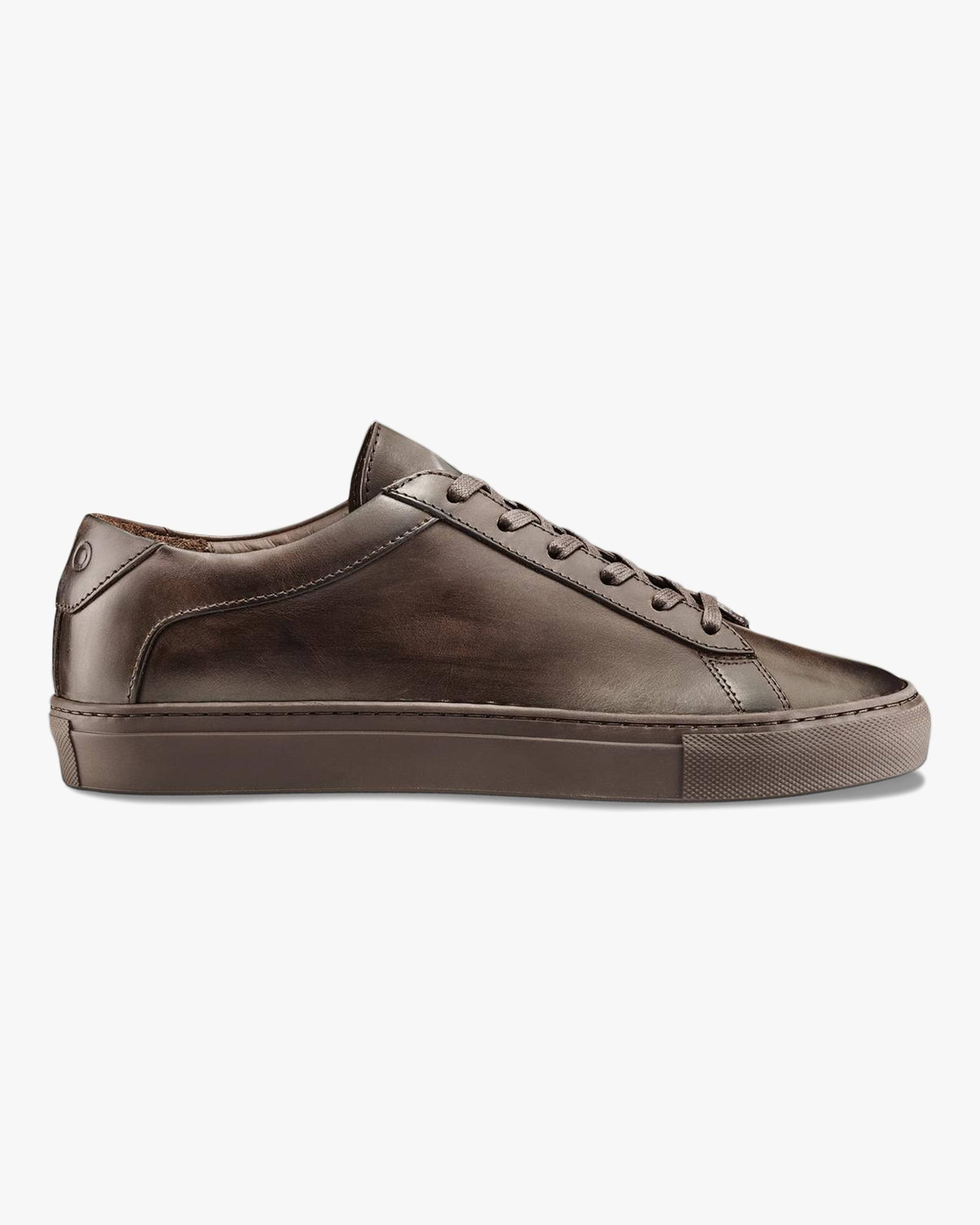 Koio Men&s Capri Sneaker in Mocha Brown Size 8 | Leather/Rubber
