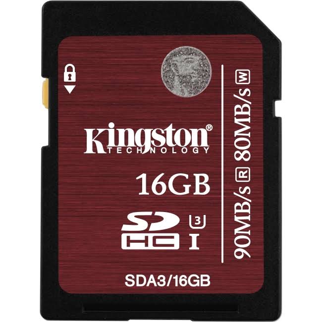 Kingston SDA3/16GB 16GB SDHC Class 3 Flash Card