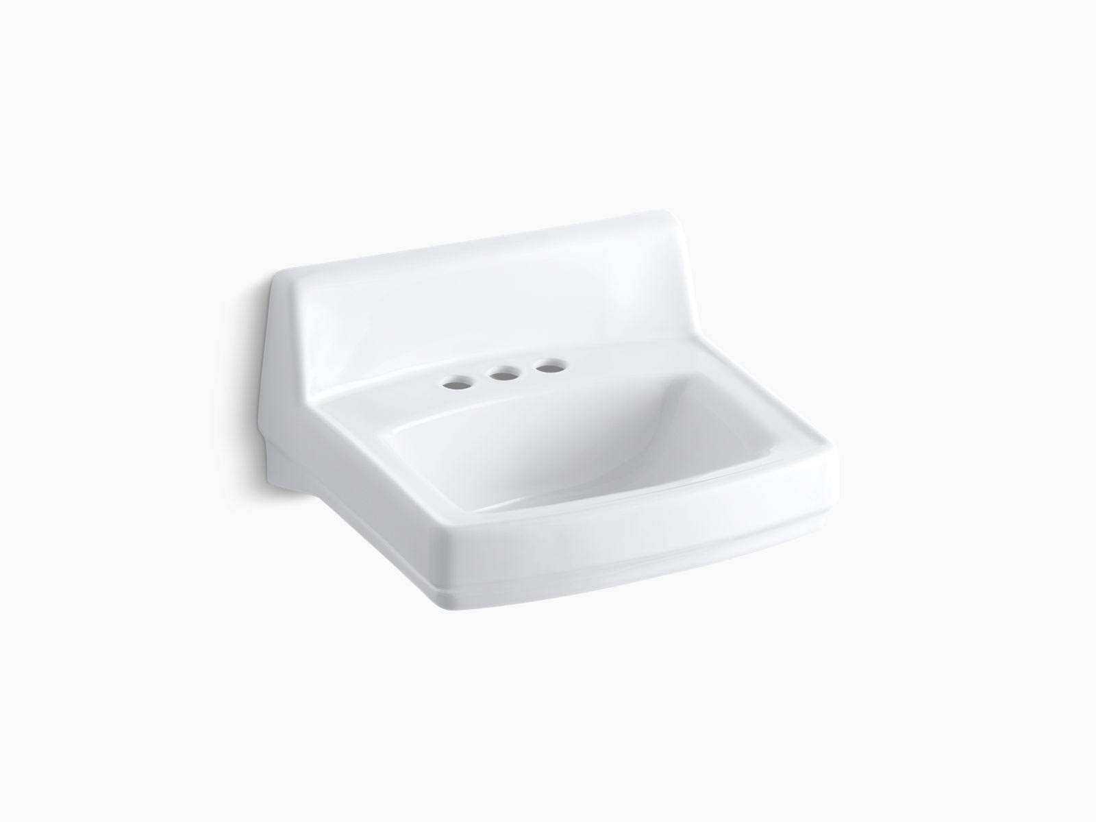 Kohler K-2032-0 Greenwich Wall-Mount Bathroom Sink White