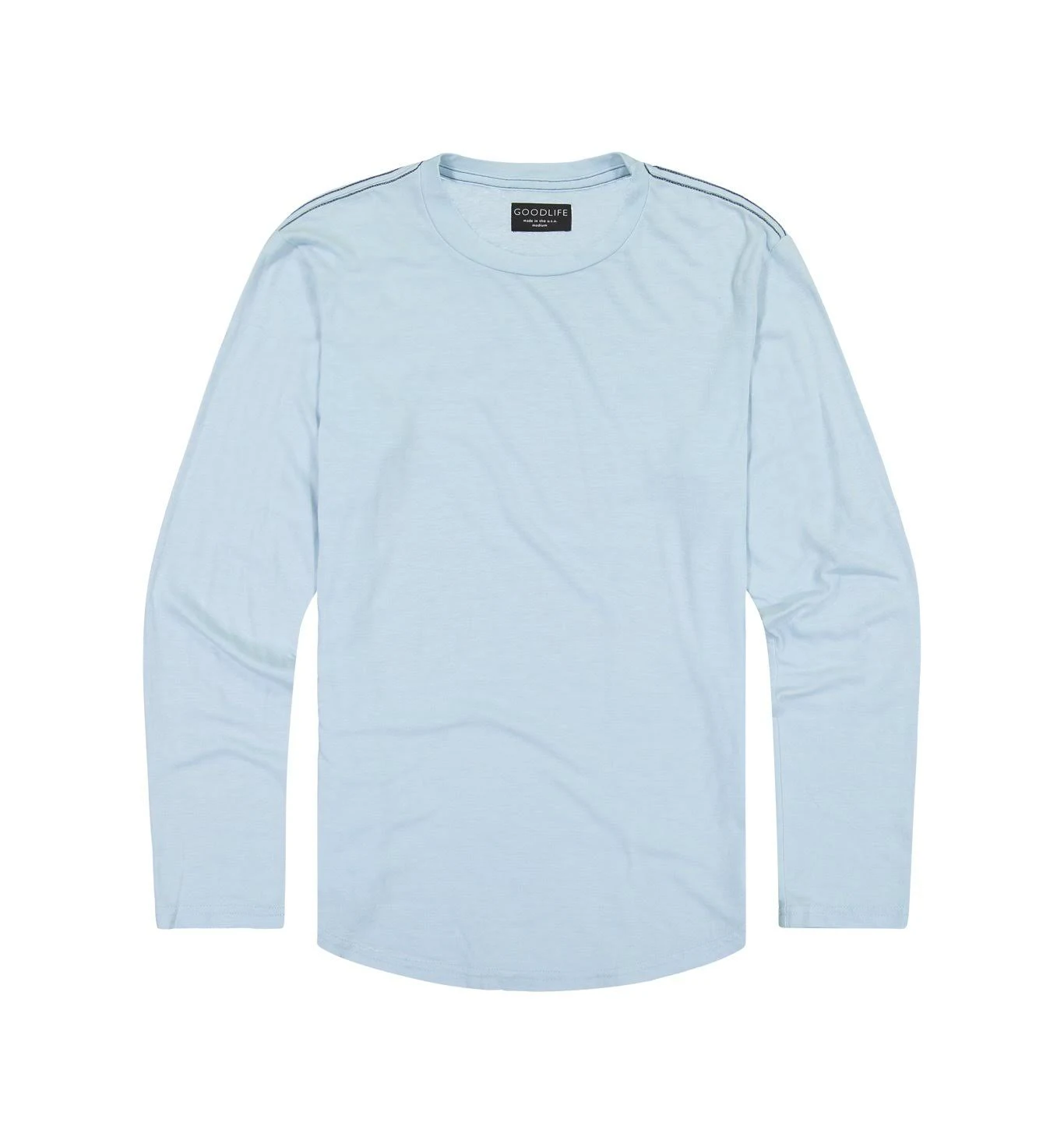 Men&s Goodlife Triblend Scallop Long Sleeve T-Shirt