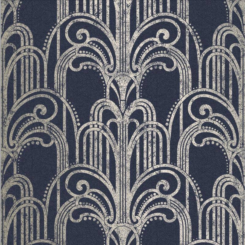 Graham u0026 Brown Art Deco Midnight Wallpaper