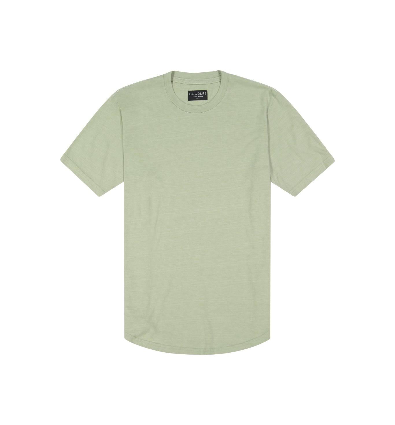 Goodlife Tri-Blend Scallop Crewneck T-Shirt | Seagrass