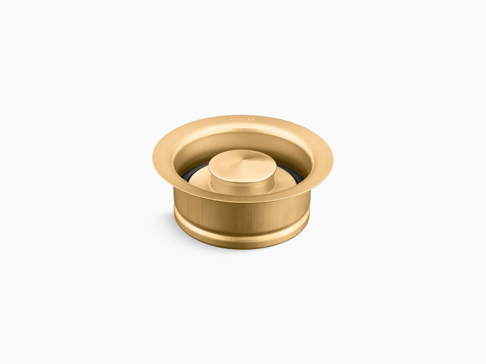 Kohler Vibrant Brushed Moderne Brass Disposal Flange with Stopper