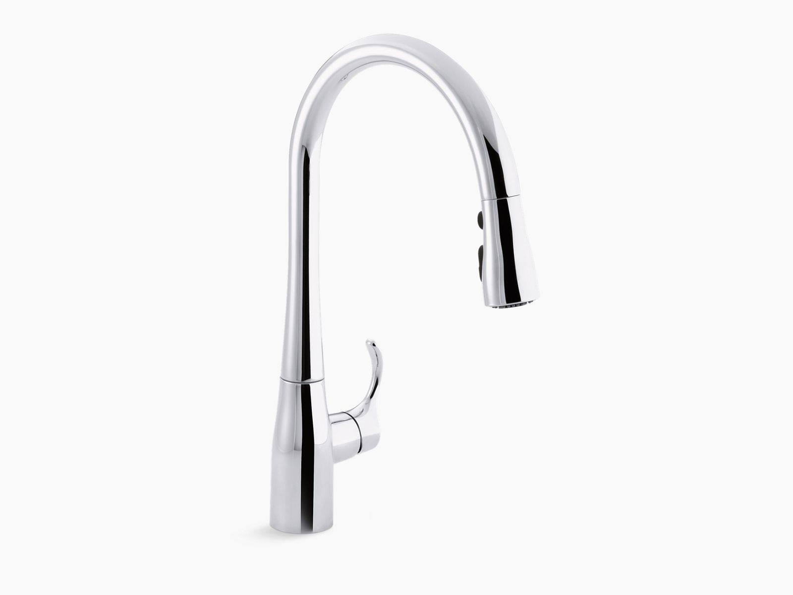 Kohler K-596-CP Simplice Kitchen Faucet, Polished Chrome