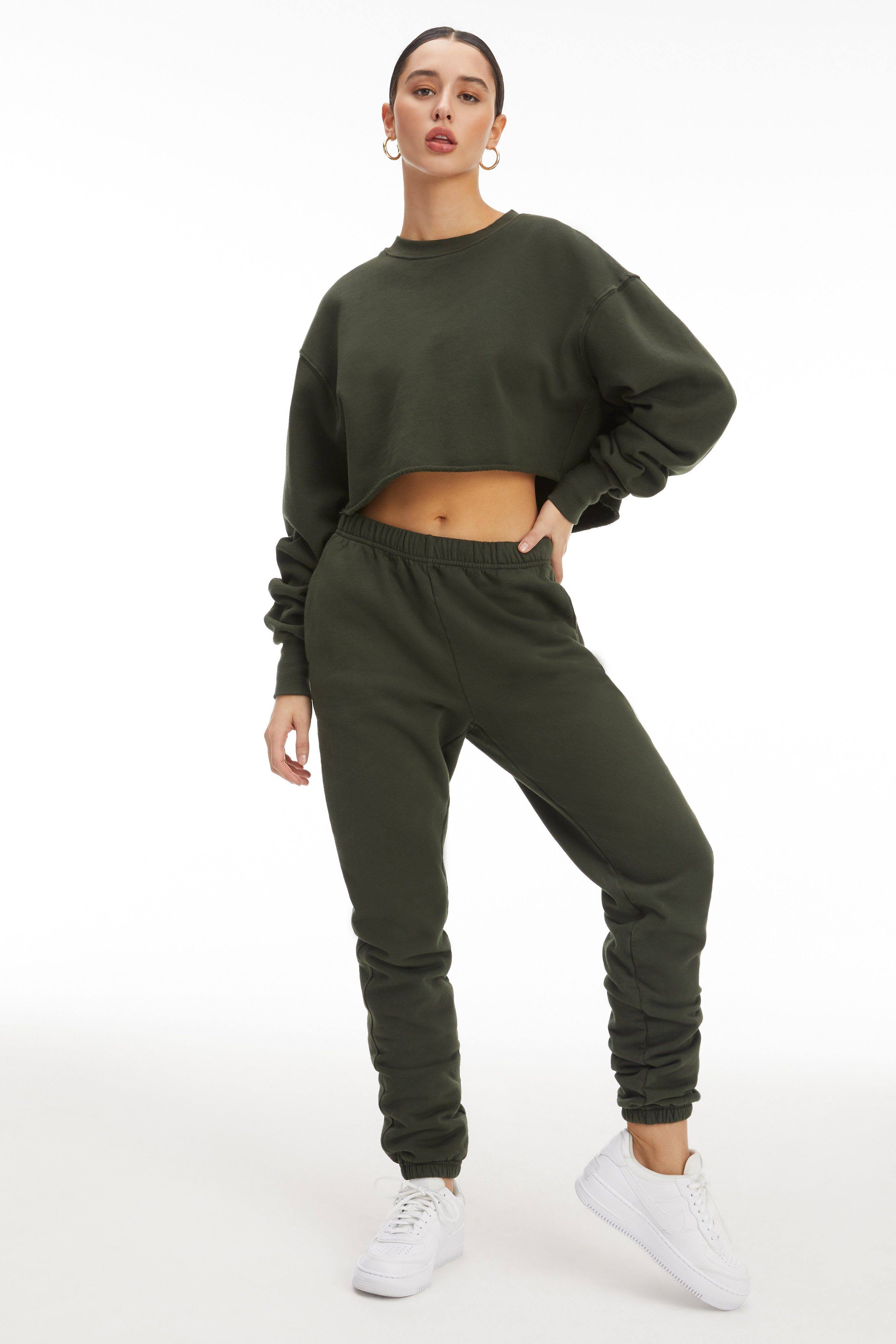 Women&s Good American Boyfriend Sweatpants