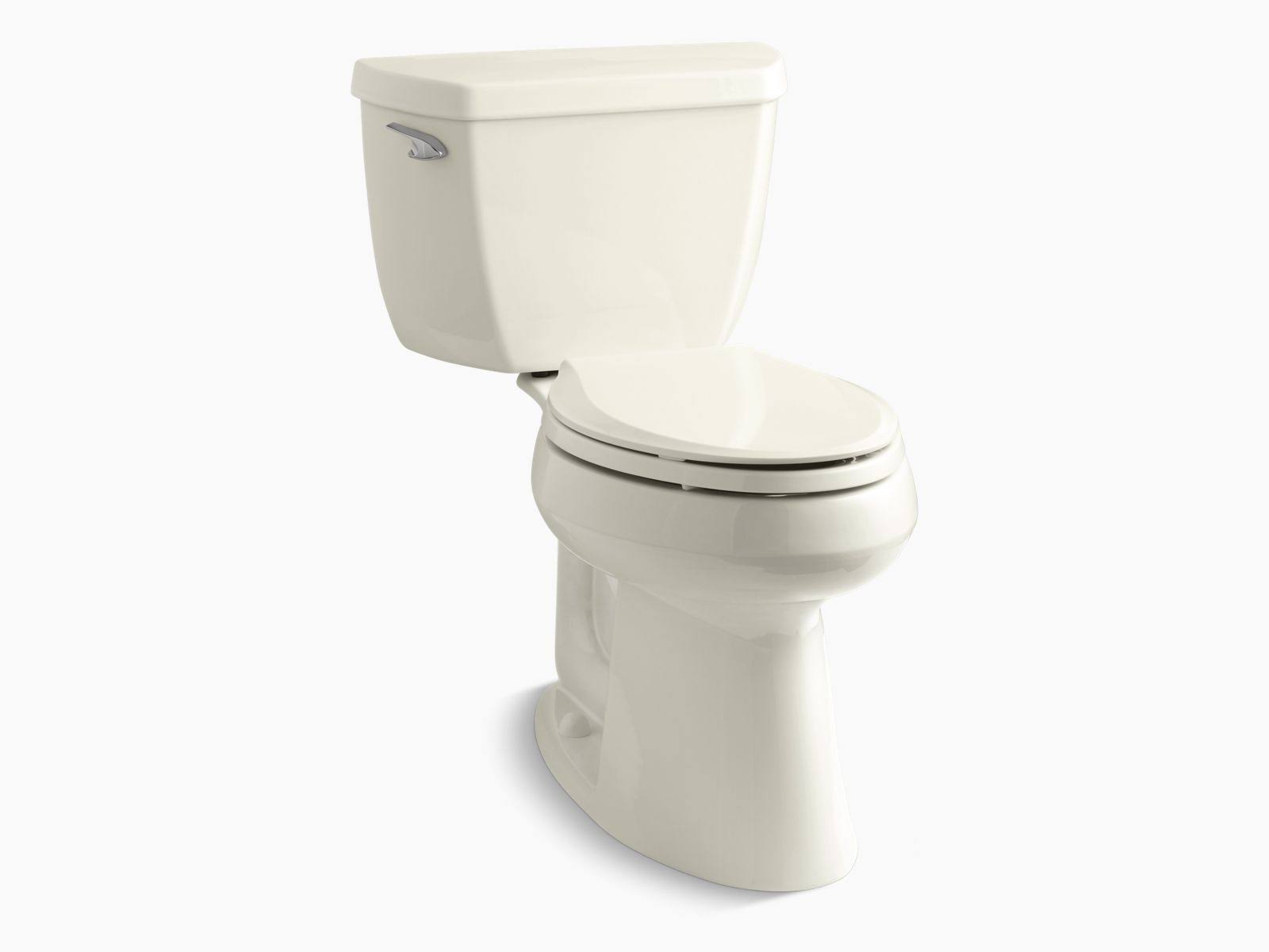 KOHLER K-3713-96 Highline Classic Comfort Height Two-Piece Elongated 1.28 GPF Toilet with Class Five Flush Technology and Left-H