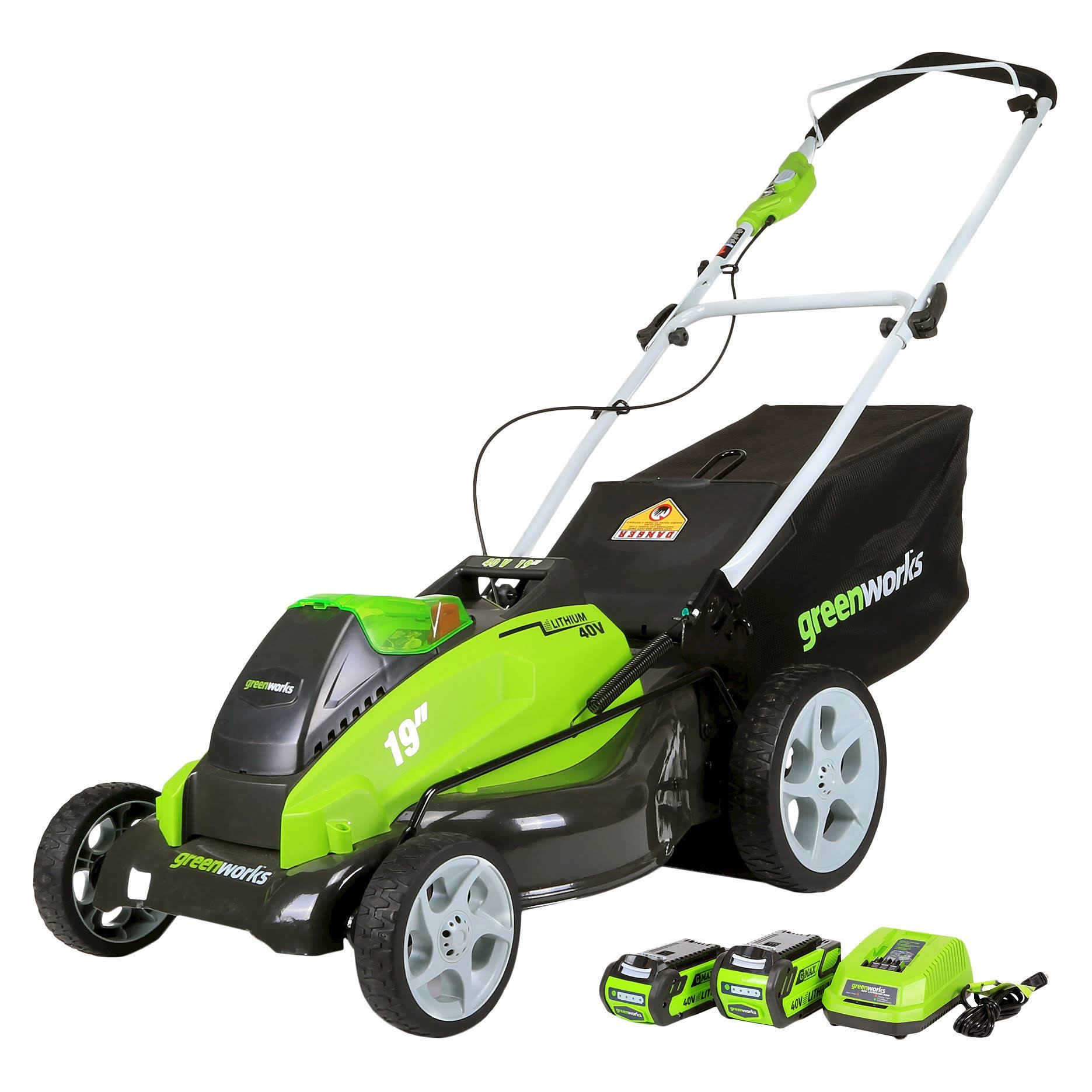 Greenworks G-Max 25223 40V 19-inch Cordless Lawn Mower
