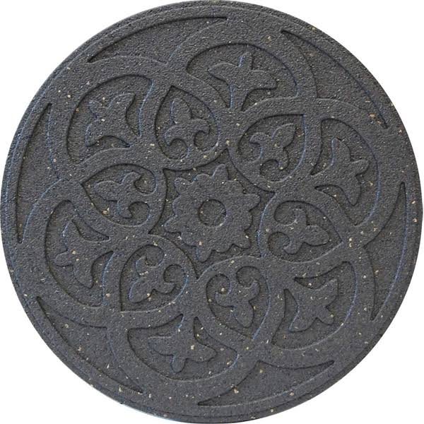 Primeur Reversible Stepping Stone Scroll Grey | 45cm x 45cm x 1.8cm