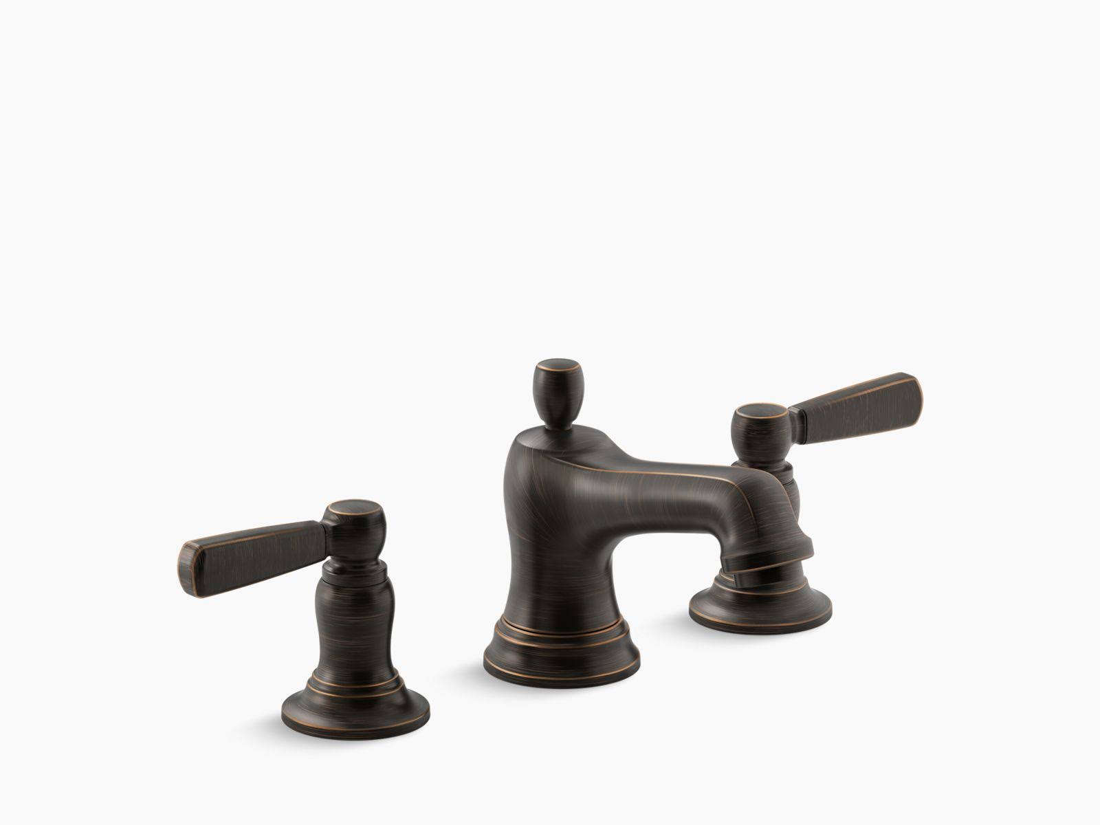 Kohler K-10577-4-2BZ Bancroft Oil-Rubbed Bronze Widespread Bathroom Sink Faucet