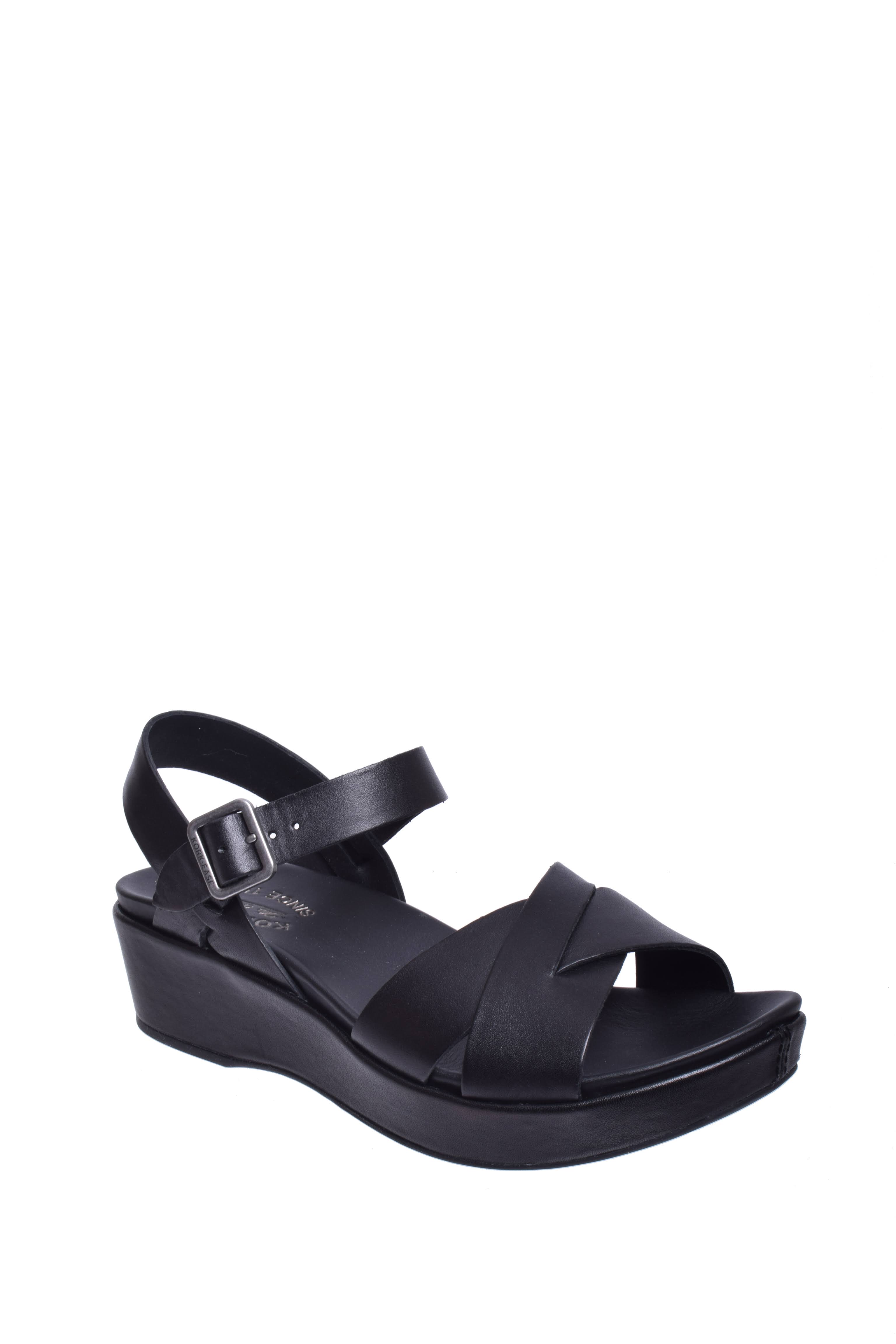 Kork Ease Women&s Myrna 2.0 Black Leather