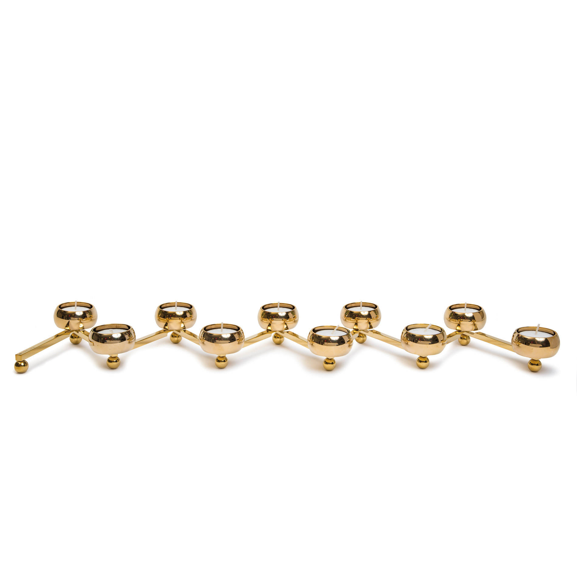 Klong Constella Tealight Holder, Brass