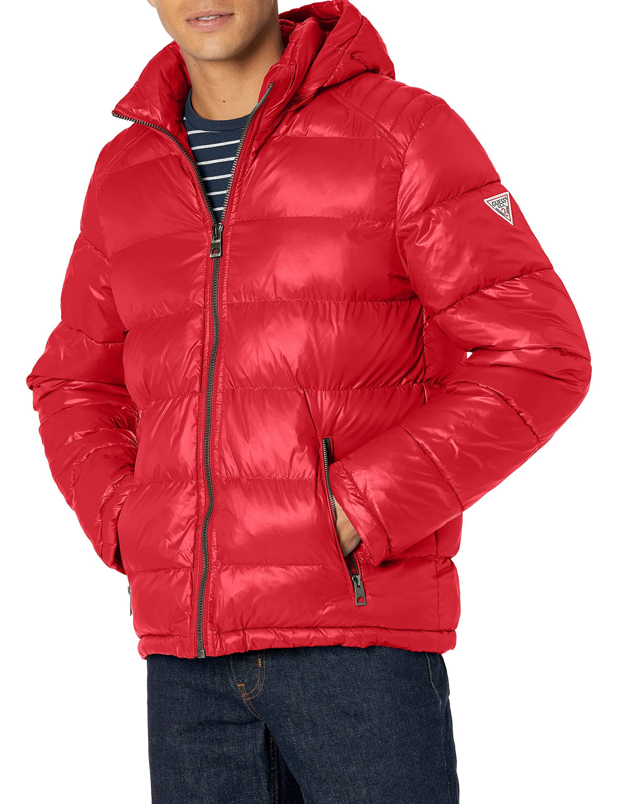 Guess Puffer Jacket - Red