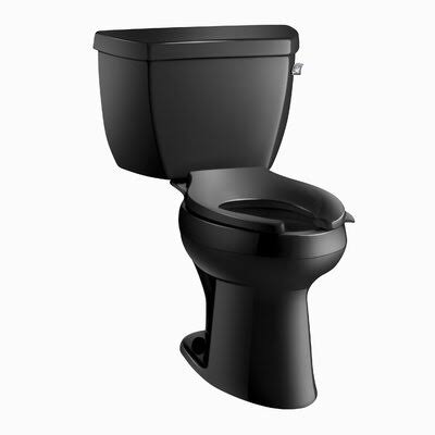 Highline Classic Comfort Height Two-Piece Elongated Chair Height Toilet with Tank Cover Locks