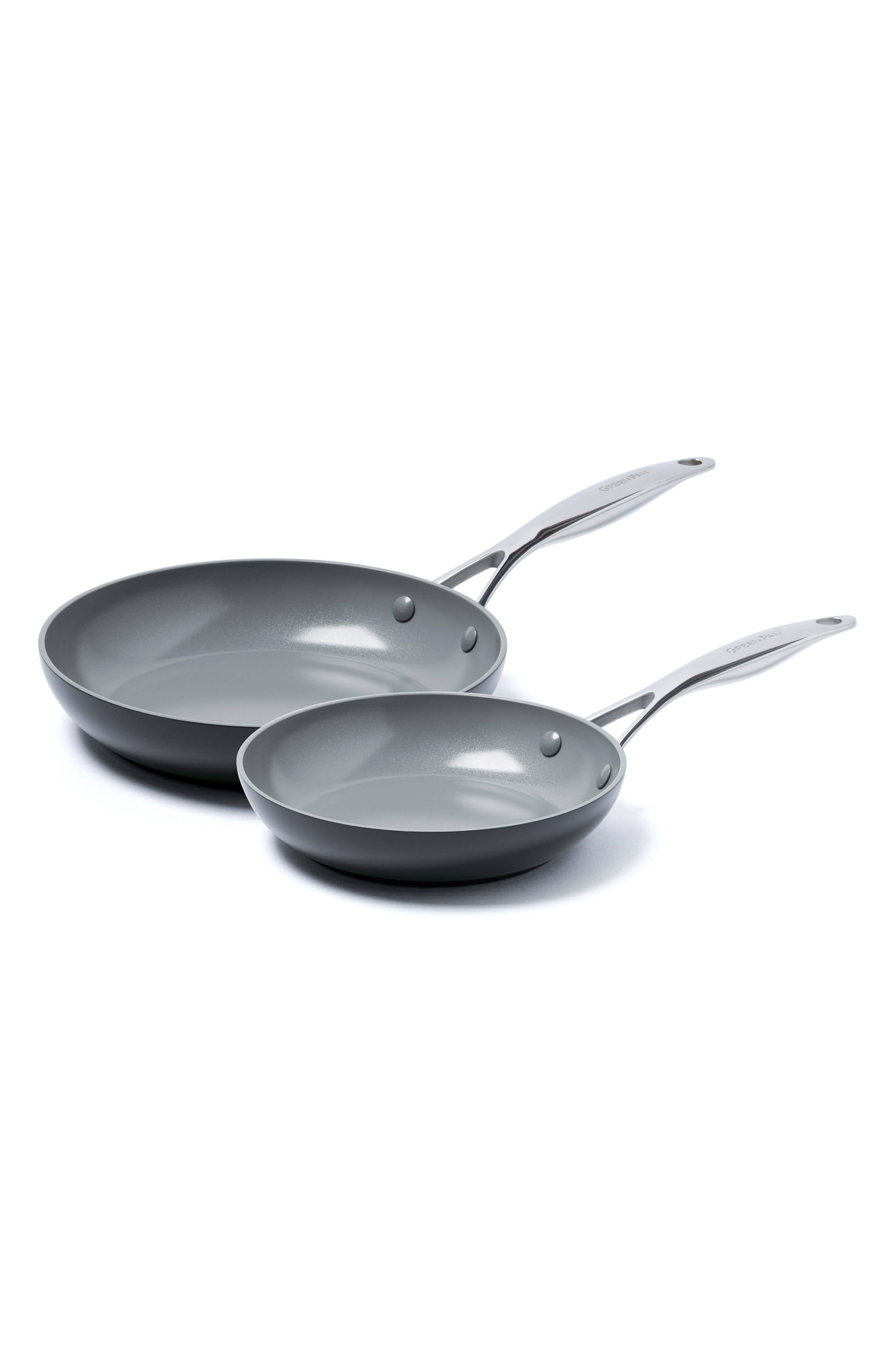 Greenpan Valencia Collection Frypan Set, 8 Inch + 10 Inch