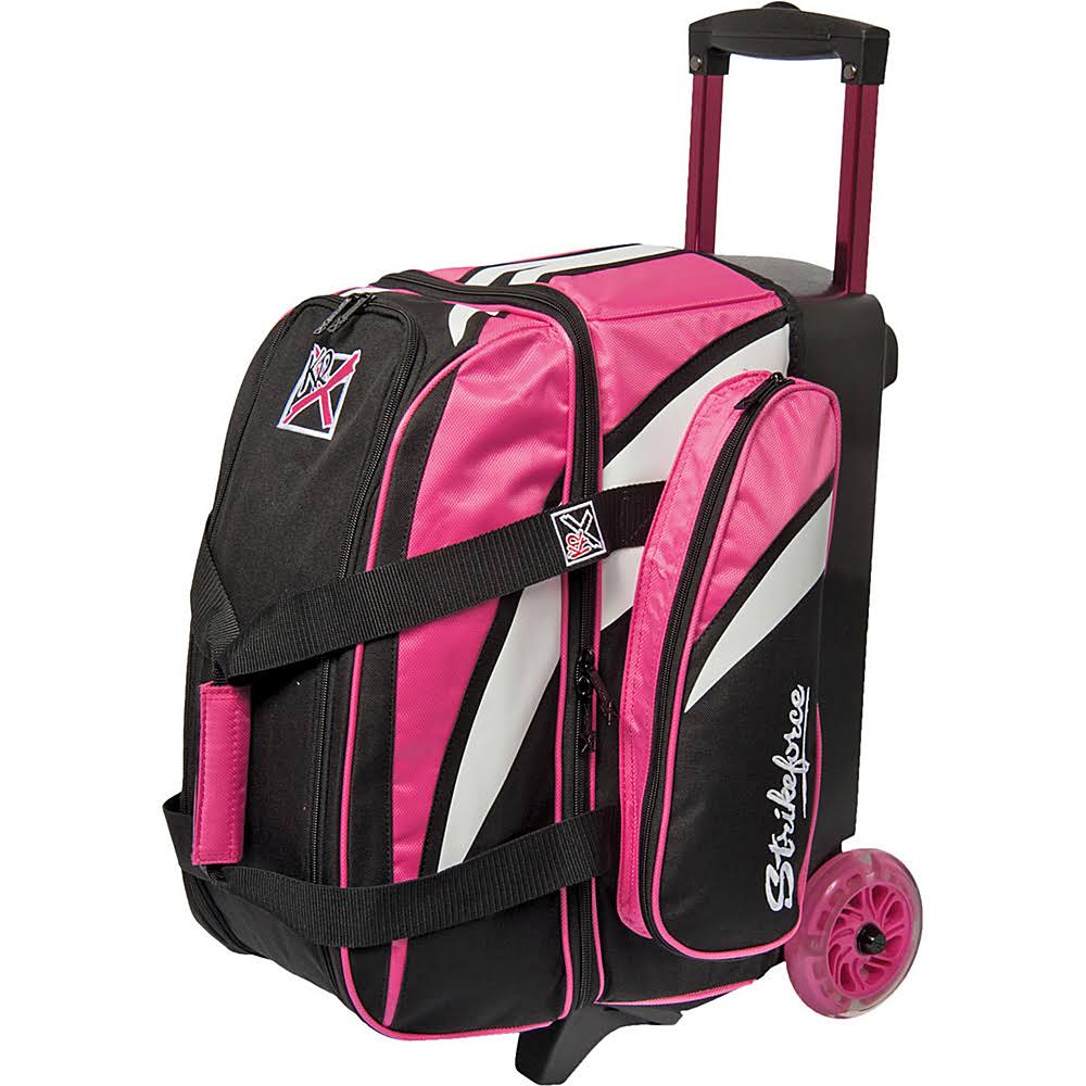 KR Strikeforce Cruiser Smooth Double Roller Pink/White/Black Bowling Bag