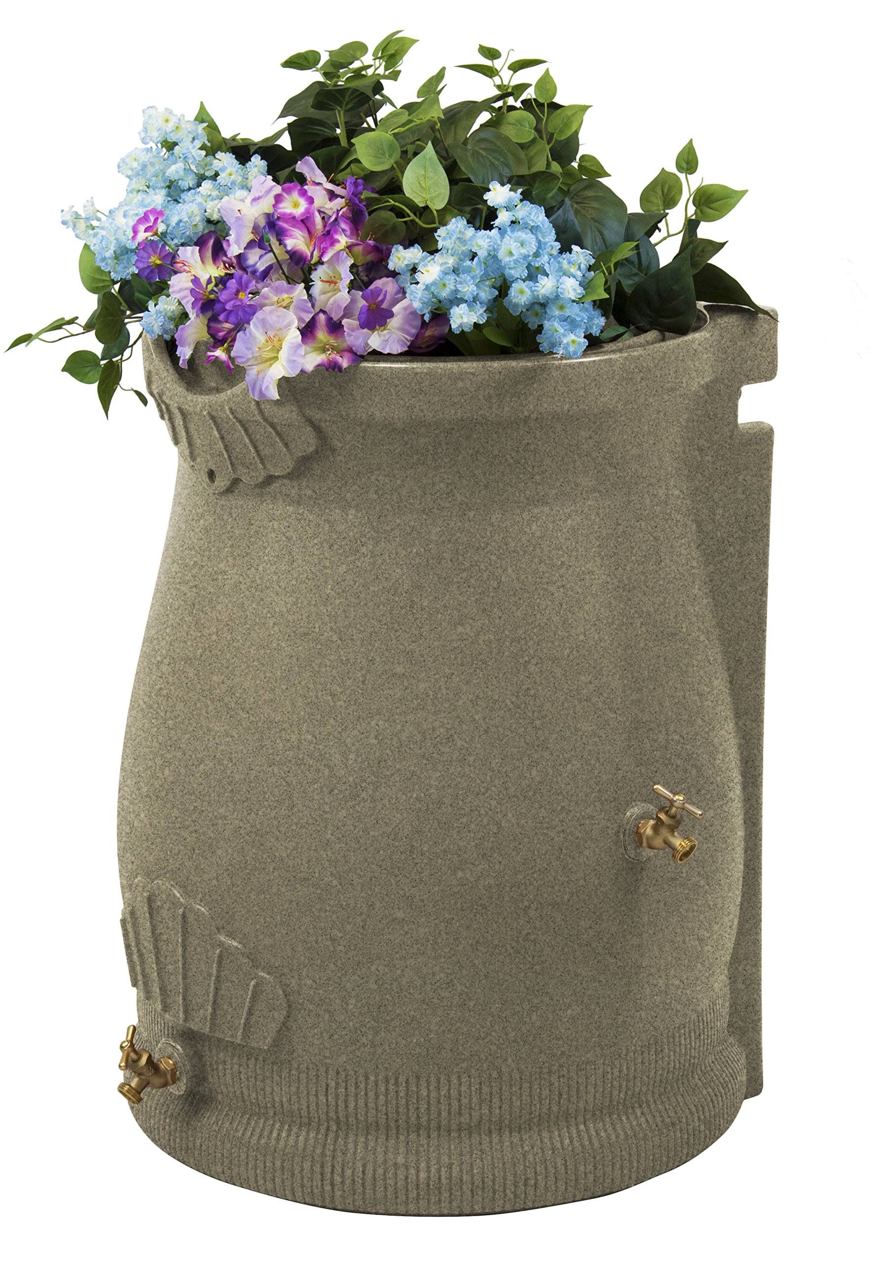 Good Ideas 50-Gallon Rain Wizard Urn,Sandstone