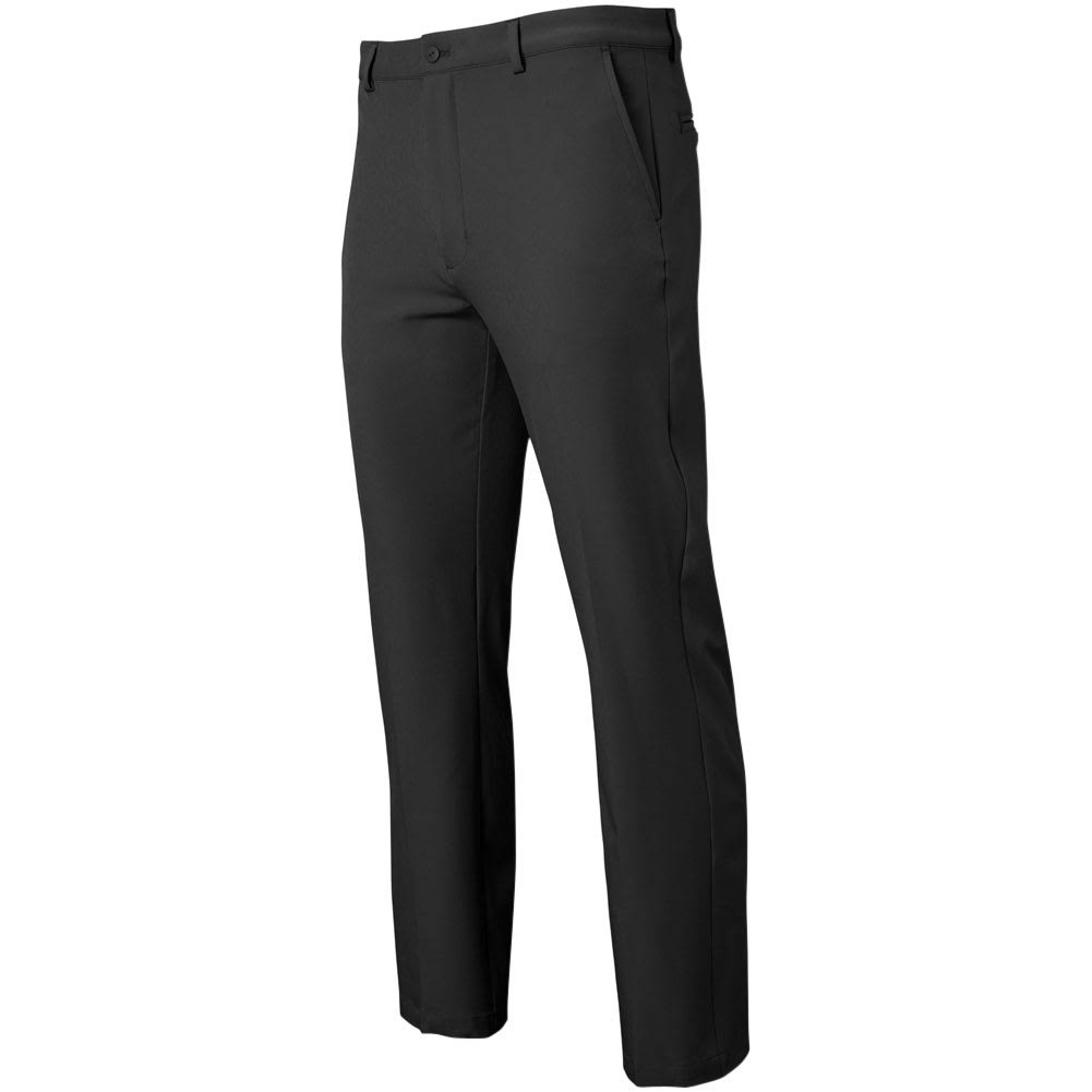 Greg Norman Collection Black Classic-Fit Comfort Waist Stretch Pant