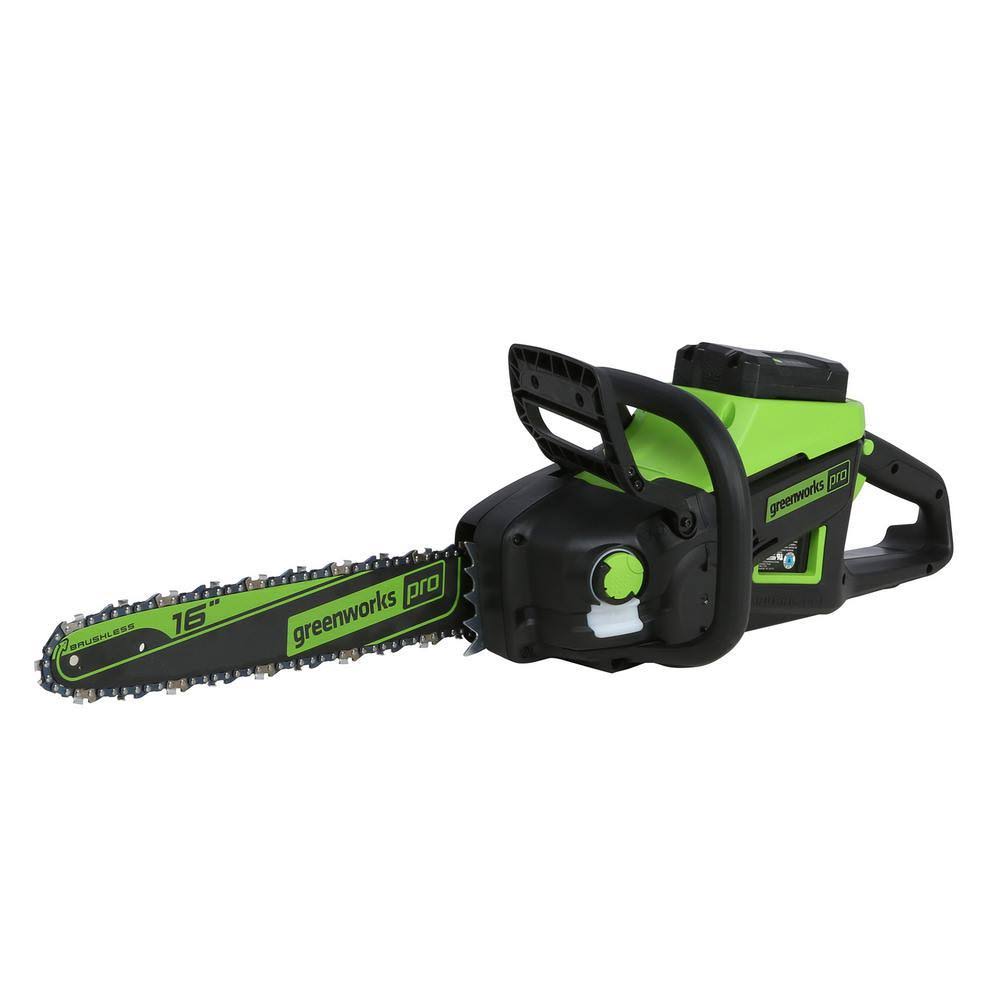 Greenworks Pro 16 in. 60-Volt Battery Cordless Chainsaw (Tool-Only)