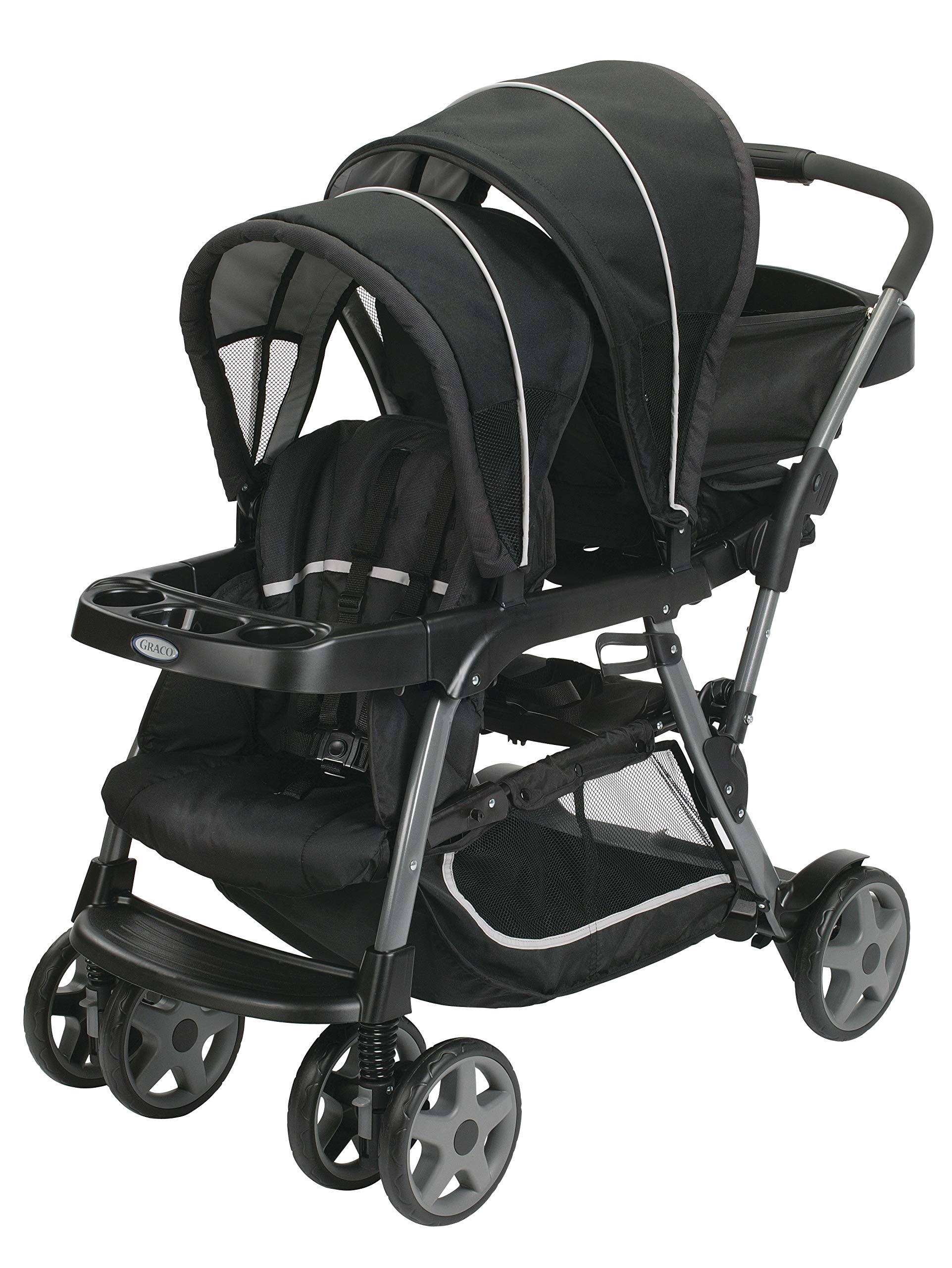 Graco - Ready2Grow Click Connect Double Stroller, Onyx