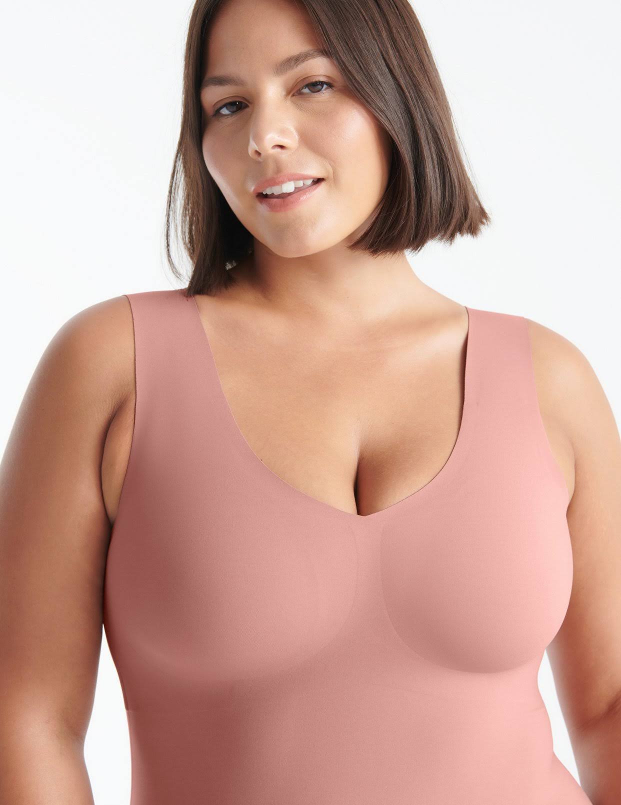 Buy The LuxeLift Tank u0026 Shelf Bra Online: Built in Support – Knix Rosewood / M