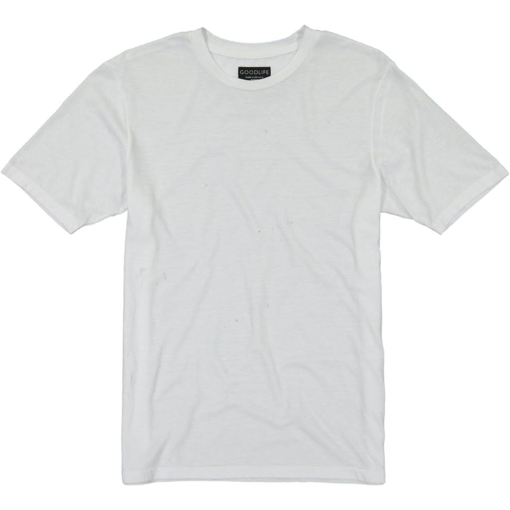 Goodlife Men&s Supima Classic Crewneck T-Shirt | White