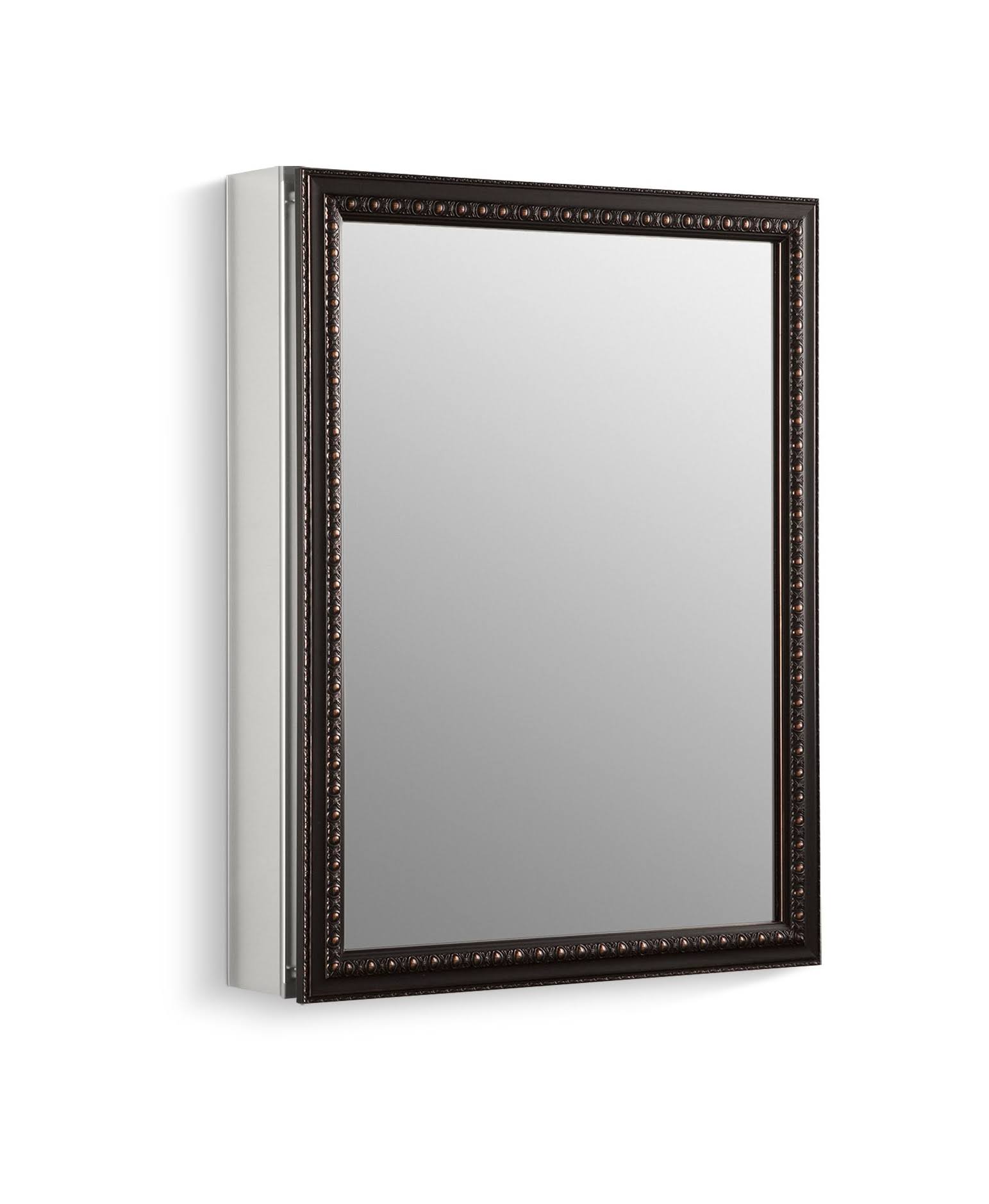 Kohler K-2967-BR1 Aluminum Cabinet with Framed Mirror Door, Oil Rubbed Bronze