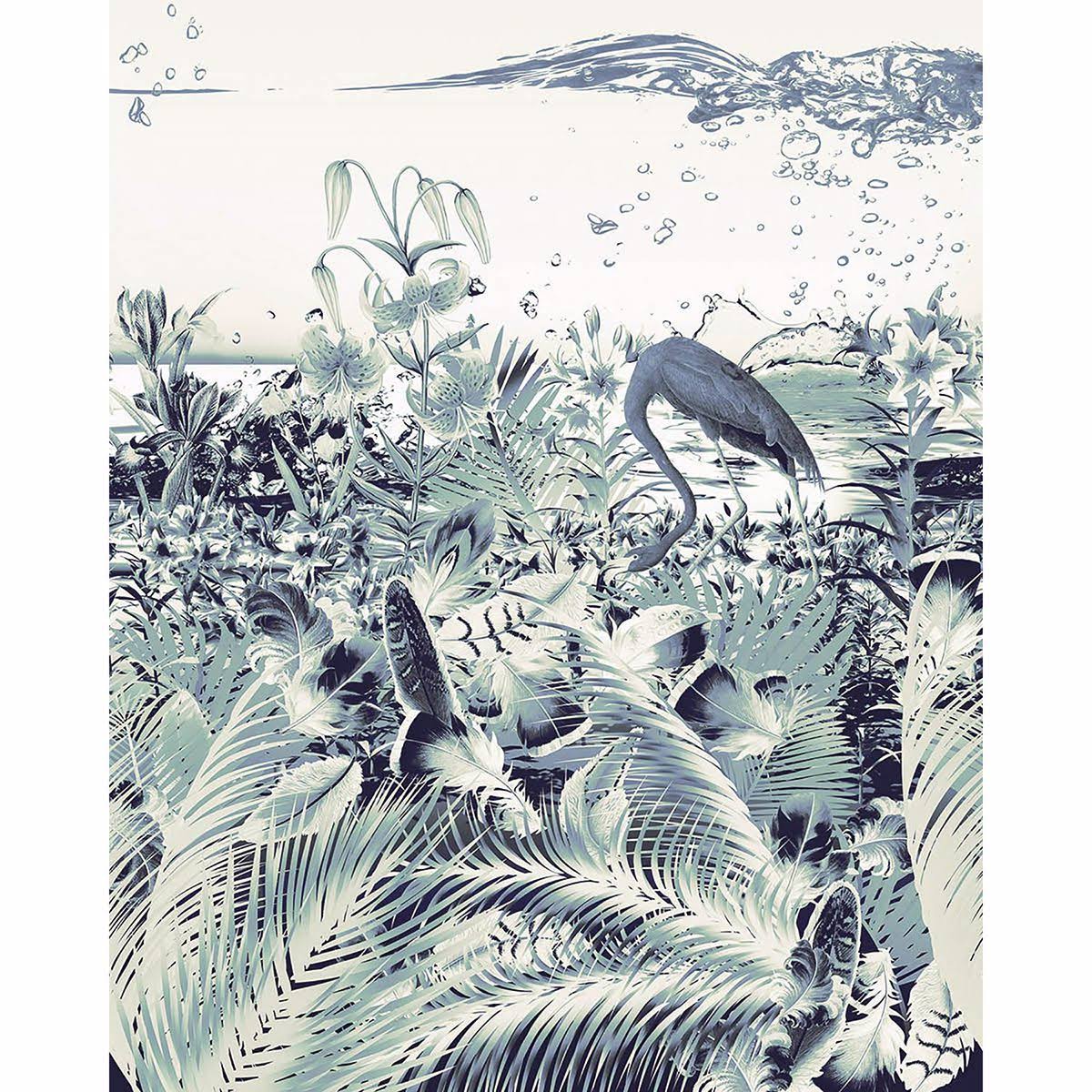 Komar Cool Green Jungle Wall Mural